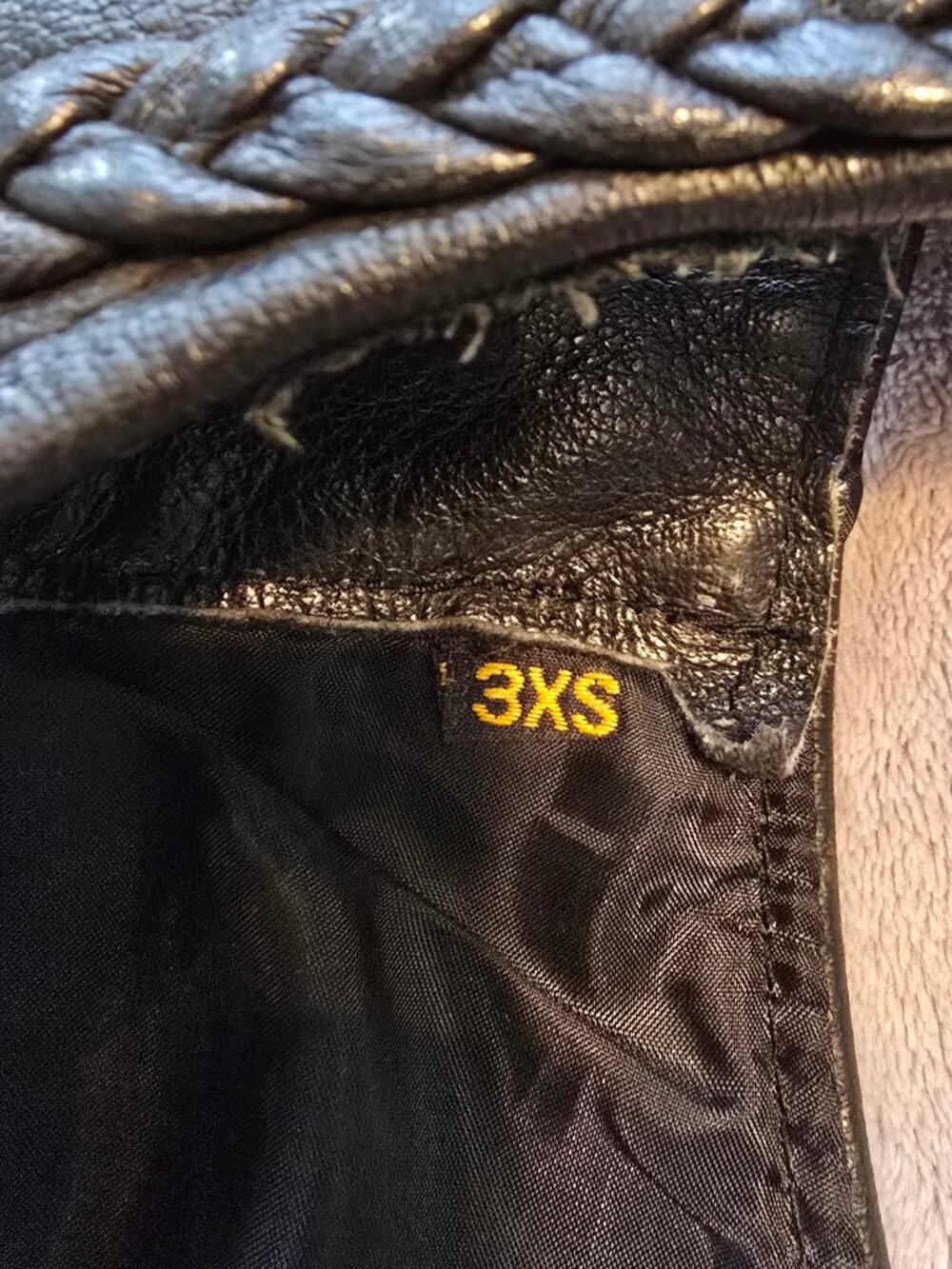Leather chaps 3xS - Picture 4 of 7
